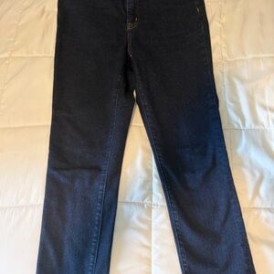 J. Crew Essential Straight Indigo Jeans